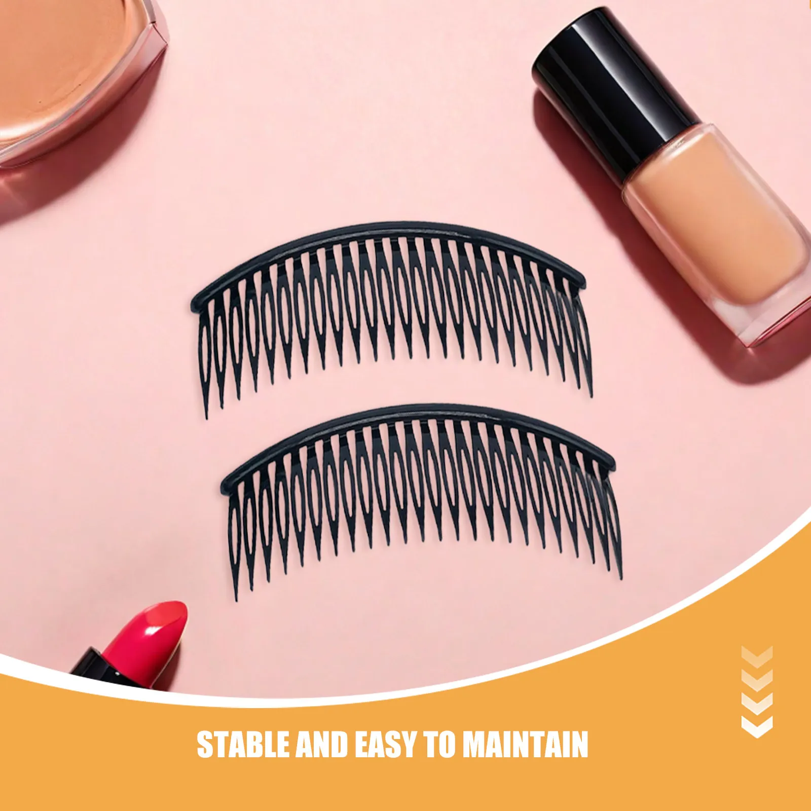 48Pcs Plastic Large Hair Comb 12CM Women Thick Styling Fine 24-Tooth Detangling Updo Chignon