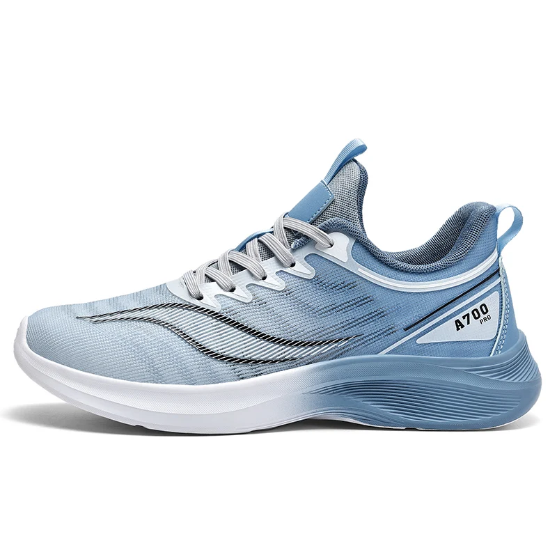 

Мужские кроссовки с легкой сеткой, дышащая противоскользящая повседневная обувь, мужская удобная мягкая спортивная обувь на шнуровке, мужская обувь