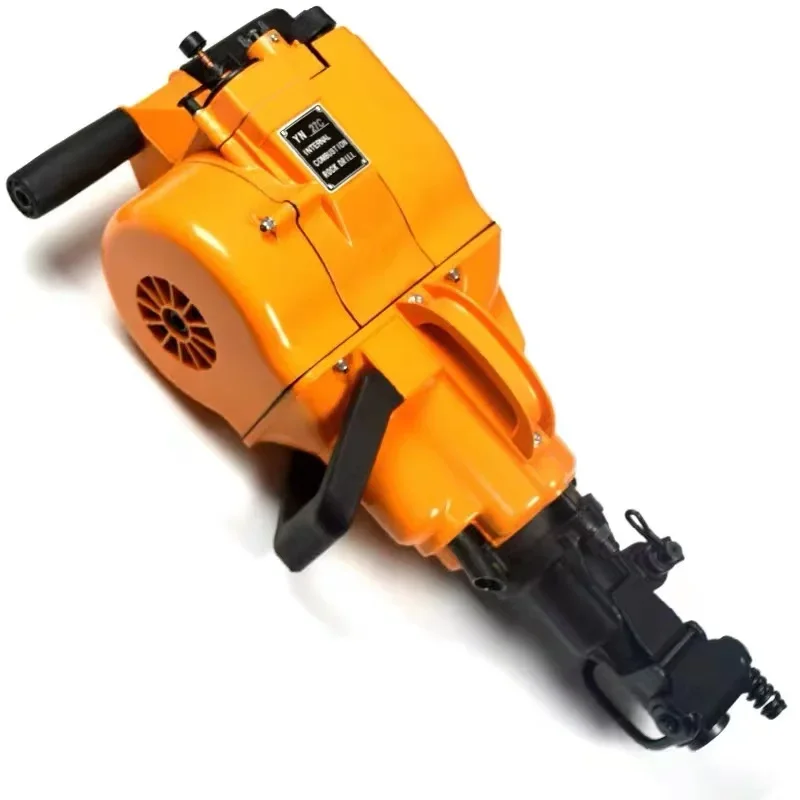 Internal combustion rock drill gasoline drilling hole punching crusher rock cement road drilling machine hand-held oil