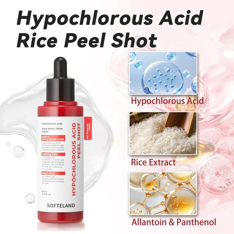 

Hypochlorous Acid Serum Set for Exfoliation Remove Dead Skin Boost Skin Radiance & Smoothness