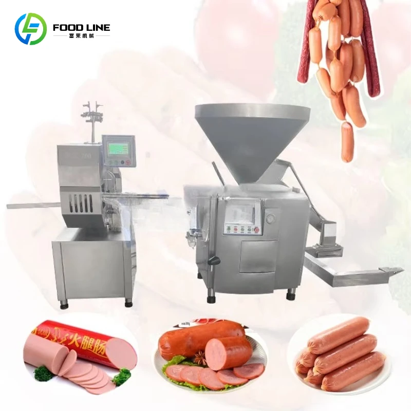 Customized Heavy Duty Russian Sausage Filler Stuffer Machine Vacuum German Sausage Make Machine for Sale