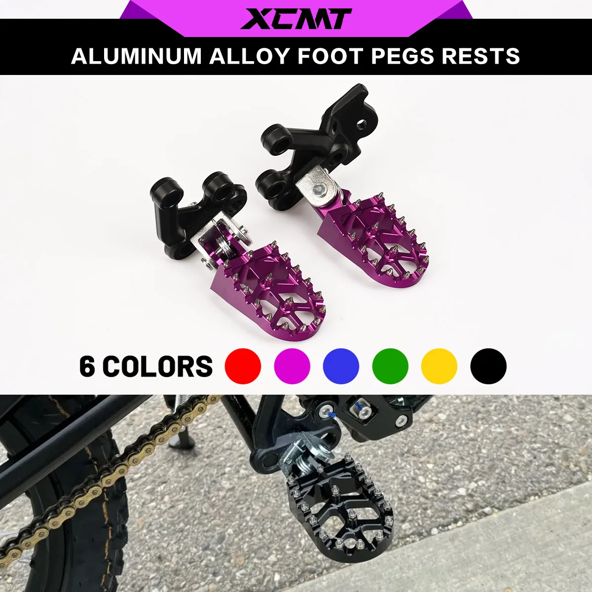 Motorcycle CNC Foot Pegs Pedal Rests For Sur-Ron Surron Sur ron Light Bee S X Talaria Sting Electric Off-Road Bike Accessories