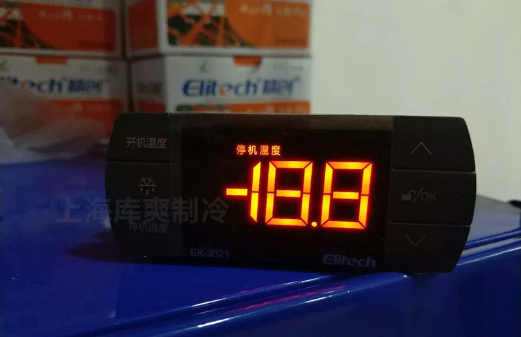 EK-3010 3021 3030 Intelligent Digital Display LCD Cold Storage Temperature Controller with Probe Temperature Controller