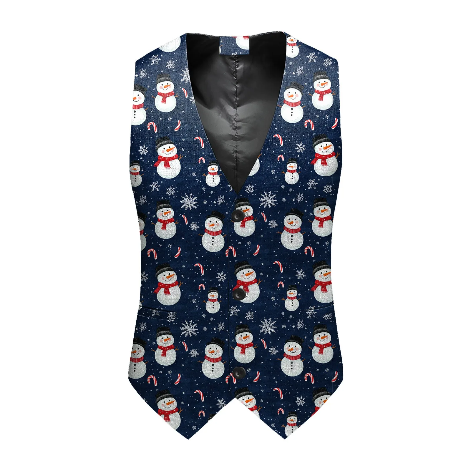 

Slim Fit Mens Men's V Neck Slim Fit 3 Button Pocketed Christmas Printed Suit Jacket & Vest With 3D Christmas Tree Suit Slim Men