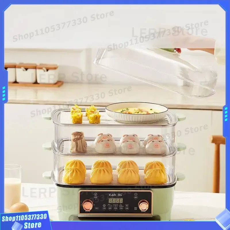 Multifunctional Stainless Steel Rice Cooker Fast Steam Hot Pot for Seafood Vegetable Cooking Food Steamer New Kitchen