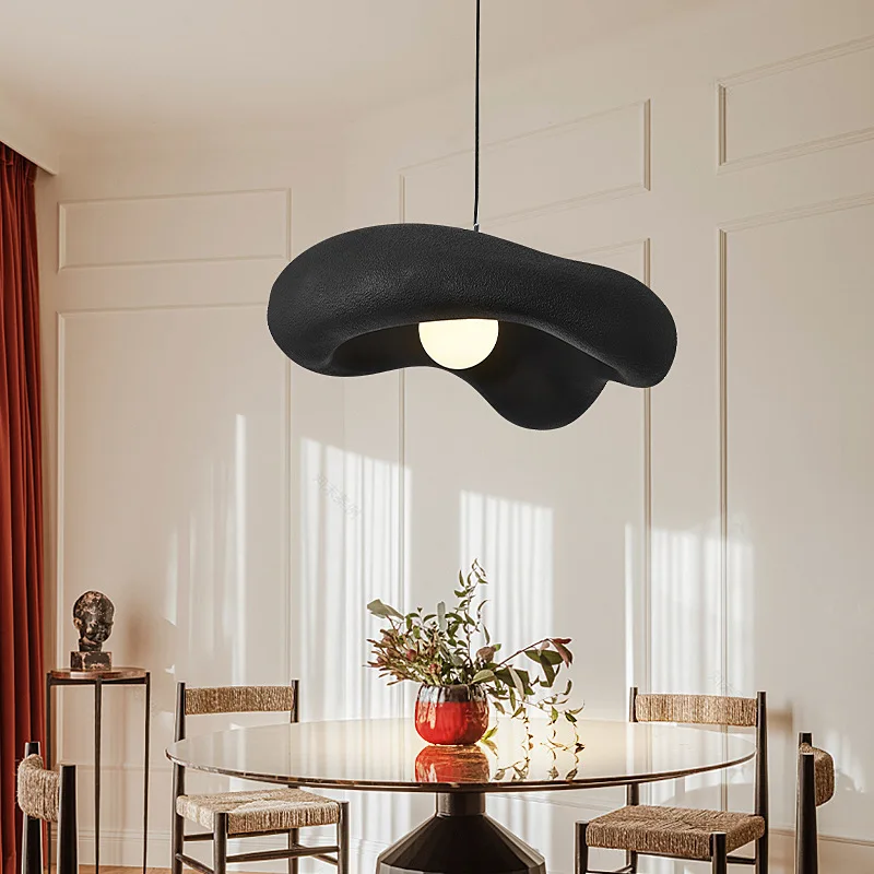 Wabi-sabi Dining Room Pendant Lamps White Black Gray Hotel Bedroom Living Room