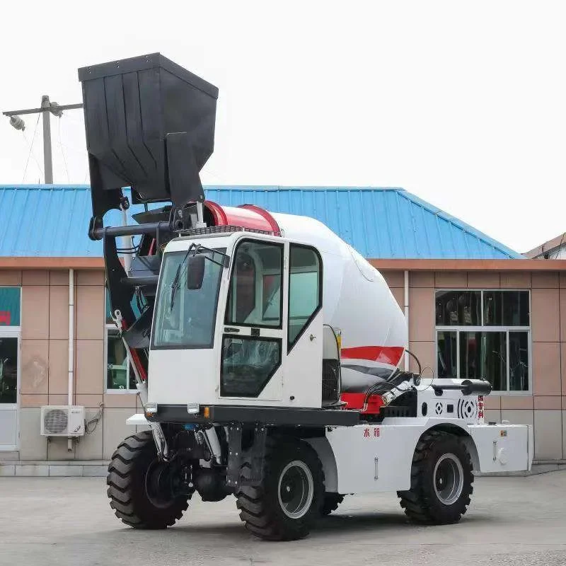 YG Portable Mobile 1-1.5m3 Self Loading Concrete Mixer Plant Self Loading Concrete Mixer Machine Truck Mounted Concrete Pump