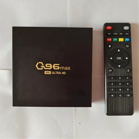 Q96 MAX Smart TV Box 4K 2,4G Wifi decodificador Android 10,0 1GB 8GB reproductor multimedia Amlogic S905 Quad Core TV Box PK MXQ PRO 5G