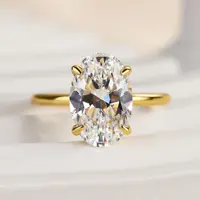 925 Sterling Silver Luxury Shiny 1-8CT Zircon Engagement Ring Wedding Band For Women Promise Eternity Ring Fine Jewelry Gift - Image 2