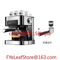 Italian Coffee Machine Household Small Semi-automatic High Pressure Steam Milk Foam Office 20bar
