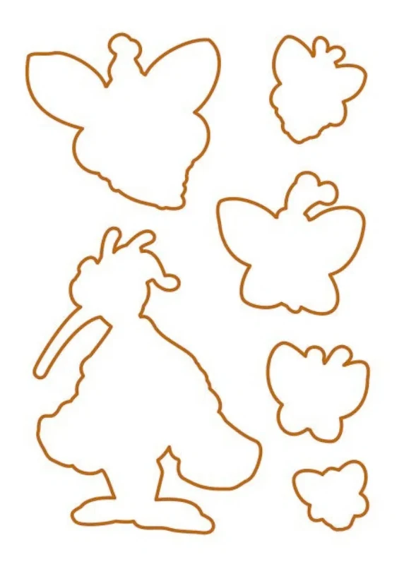 Neues Produkt Vorverkaufsbox Eltern-Kind-Stanzformen und Stempel DIY Scrapbook-Album Dekoration Geprägtes Papierkarten-Set
