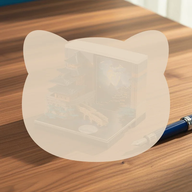 LED Illuminate Desk Calendar 2027 with 3D Tear-away for Active Planning at Work and Home