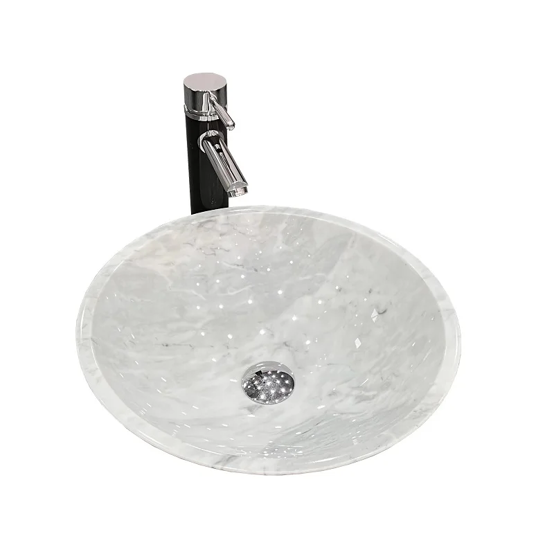 New Karala Snowflake Panda Jazz White Art Pot Top Plate Light Luxury Home Fashion Wash Basin