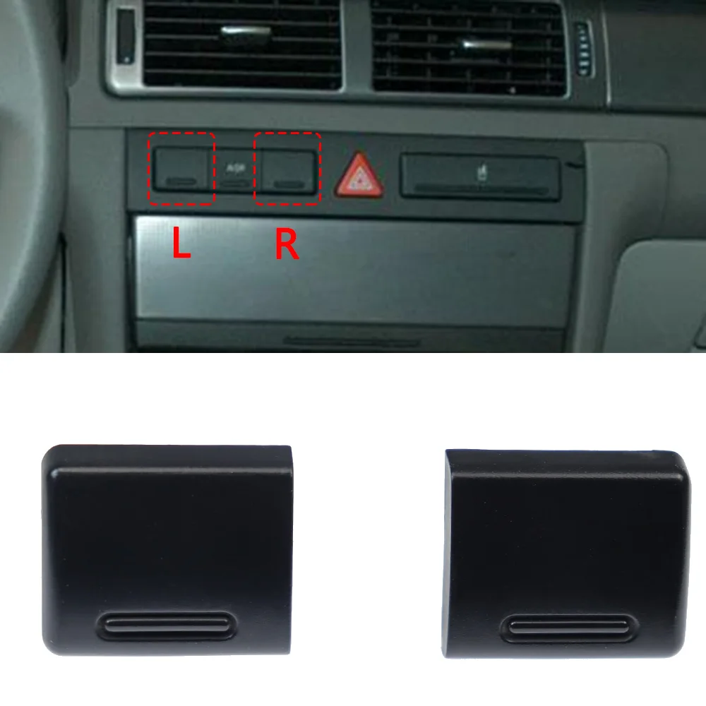 1pcs Blank Dash Dummy Switch Button Cover Cap Trim Insert For A6 C5 1998-2005 4B0 941 516 A 4B0941515A