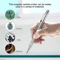 New Alloy Scribe Pen Carbide Scriber Pen Metal Wood Glass Hand Tools Kits Tile Cutting Marker Pencil Metalworking