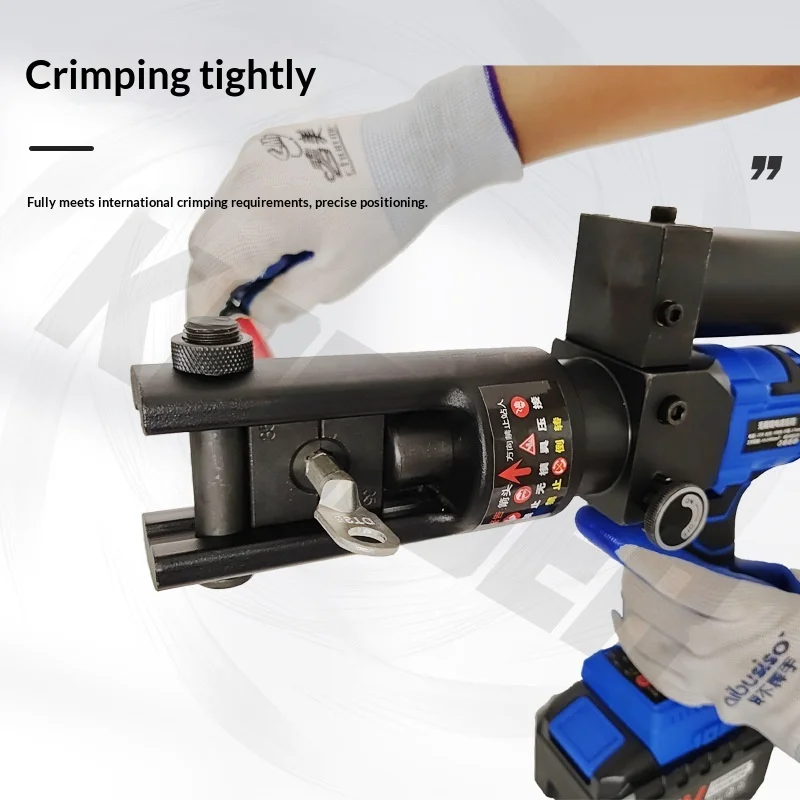 CM-300 Hydraulic Pliers 16-300 Portable Lithium-Capable Copper Aluminum Terminal Crimping Pliers Carbon Steel Cable Press Wire