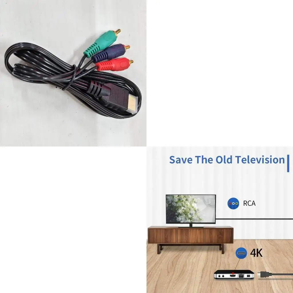 

1m to RCA Video Cable 1080P 3RCA Cord Converter to HDTV