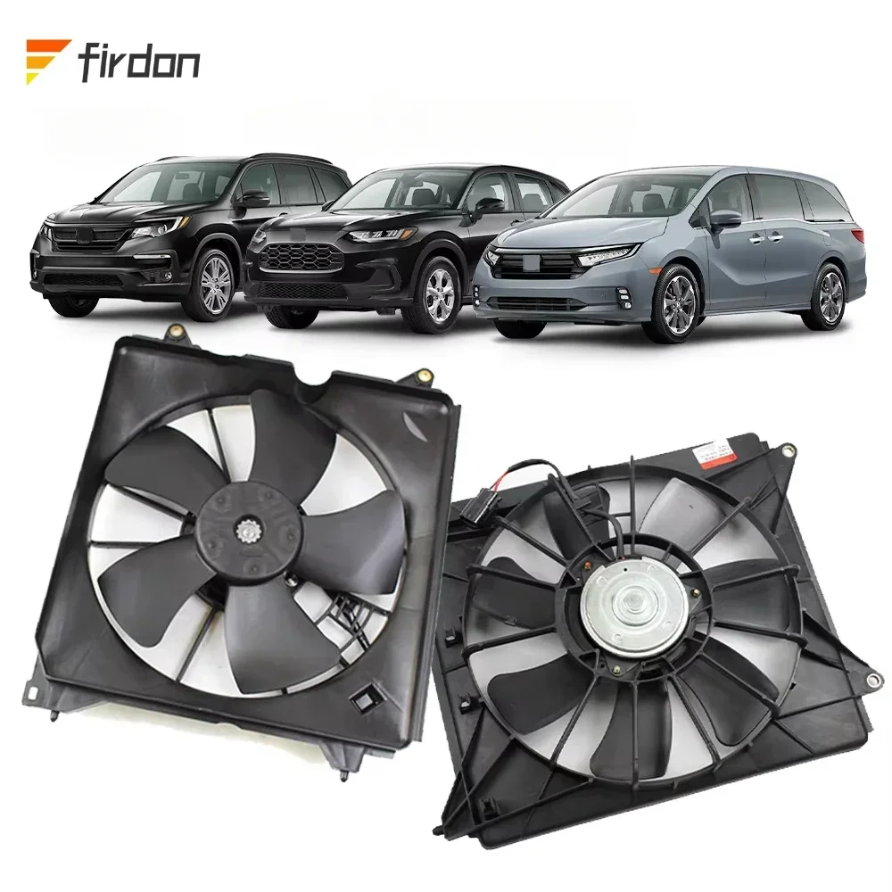 Electric Auto Car Radiator Cooling Fan for Ho-da Civic City Cr-v Crv Accord Fit Jazz Odyssey Vezel 2015 2020 2021 2022 2023