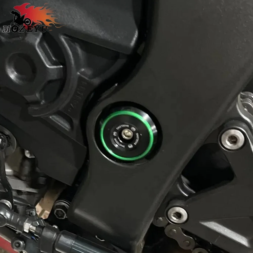 Motorcycle For Kawasaki Z1000 Z1000SX Ninja 1000 SX 1000SX ZX-10R ZX-10RR Versys 1000 Frame Hole Cover Cap Decorative Plug Parts