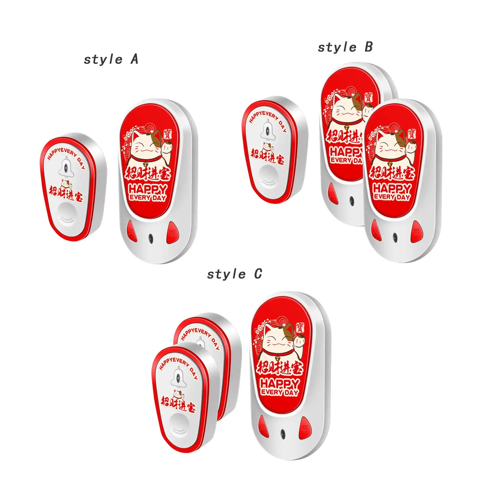 Akku-Türklingel Kompaktes 100m langes Türklingel-Kit für Tür klassen zimmer im Innenbereich