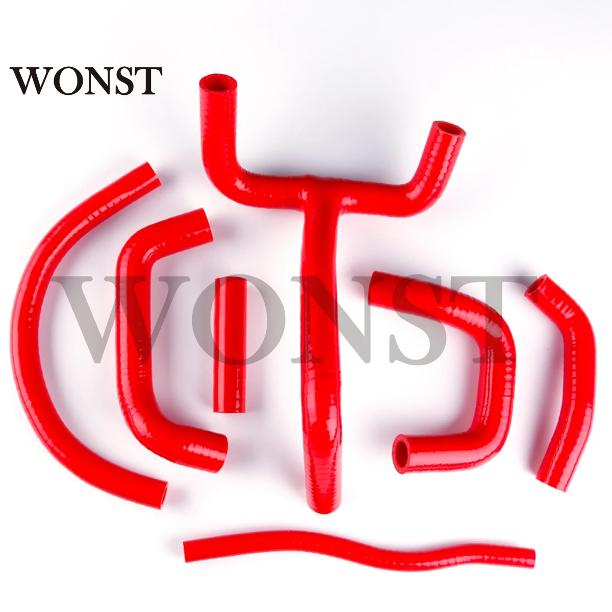 

FOR KTM LC4 620 625 640 660 2003-2007 2004 2005 2006 Motorcycle Silicone Radiator Coolant Hoses Tubes Piping Set 7Pcs