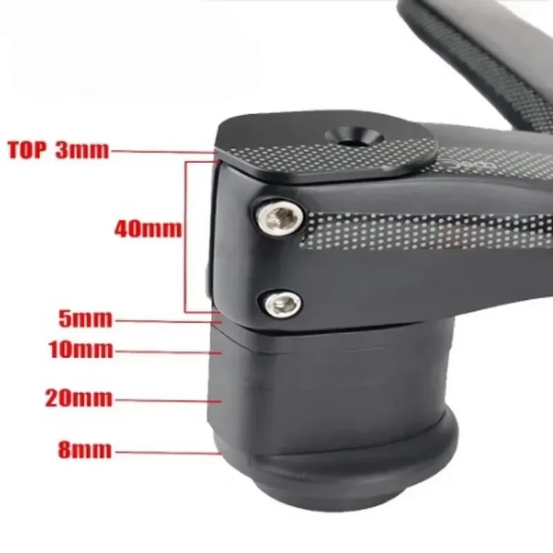 DE Road Bike Handlebar T800 Carbon 375g -8° Stem for Garmin/Bryton/Cateye | Internal Routing Road Bike Builds​ - Image 6