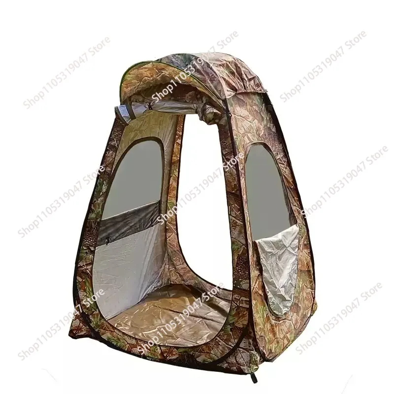 

Палатка для зимней рыбалки, одноместная, особо теплая, двойная утолщенная, с защитой от солнца, портативная, ветрозащитная, для подледной рыбалки