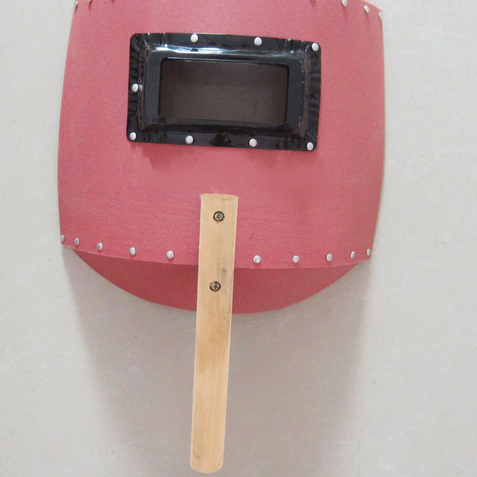 Welding Mask Wooden Handle Replacement Sturdy Grip for Welding Cutting Grinding Helmets Work Tools Accessory Welder Mask Grip