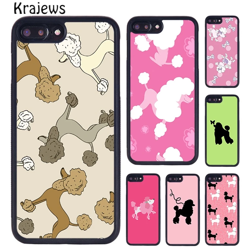 Чехол для телефона Krajews с забавным дизайном пуделя для iPhone 17, Air 16, 15, 14 plus 11, 12, 13 pro max coque Чехол для телефона Krajews с забавным дизайном пуделя для iPhone 17, Air 16, 15, 14 plus 11, 12, 13 pro max coque