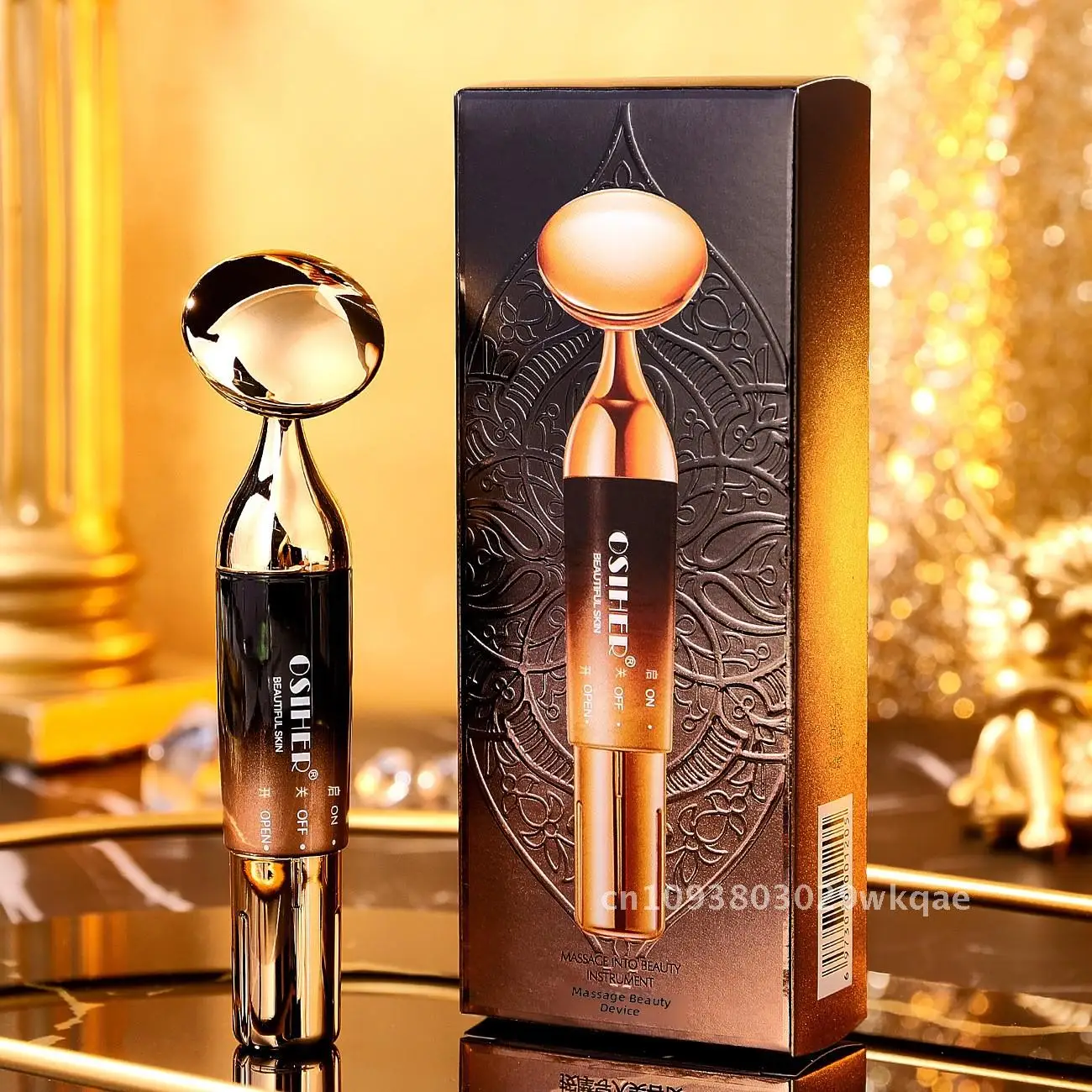 Ultrasoon gezichts- en oogmassage-instrument - Trillingstechnologie voor het liften en aanspannen van schoonheidsbehandeling