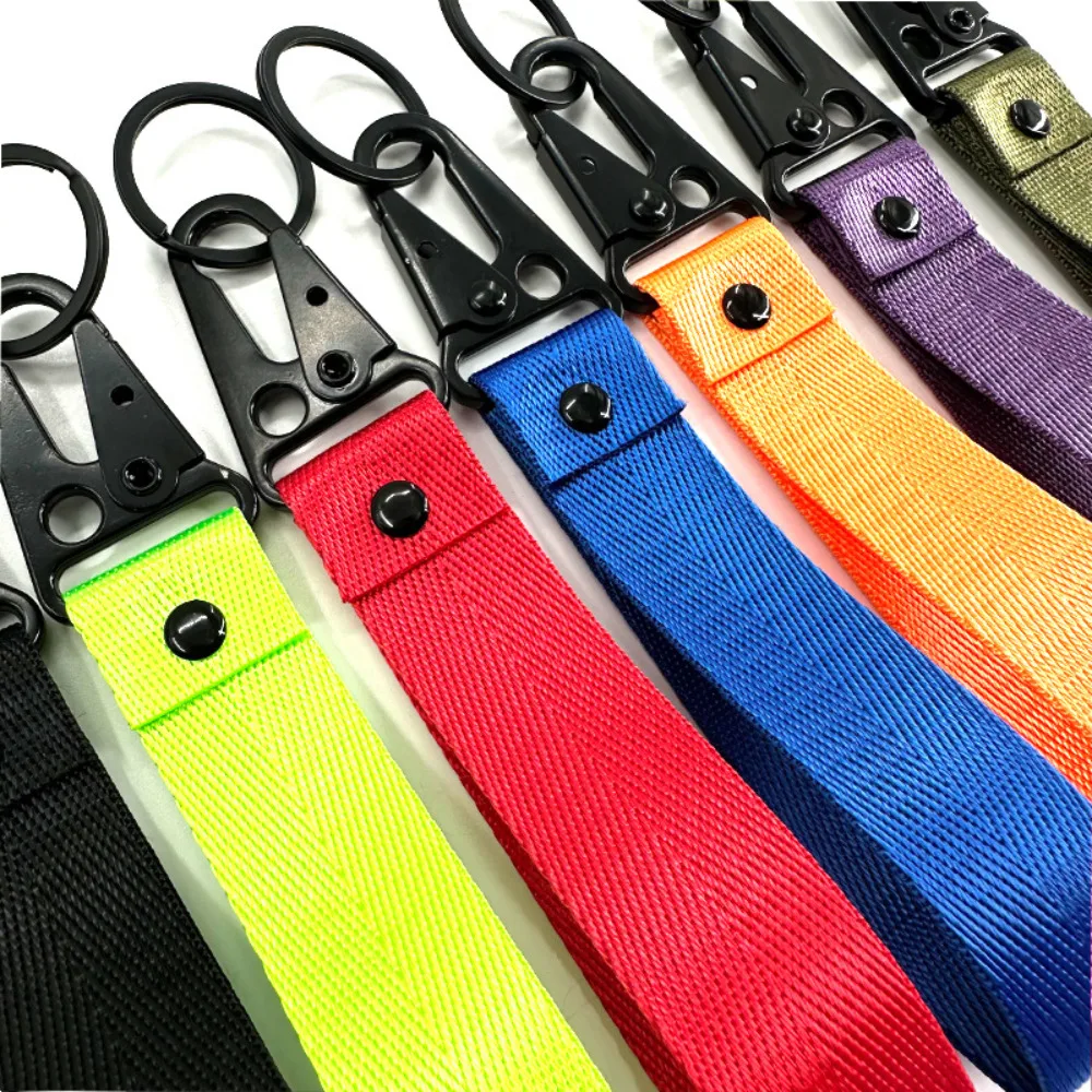 Gurtband-Schlüsselband mit individuellem Logo, Handgelenkschlaufe, Adler-Schnabel-Band, Rucksackketten, Motorrad-Handschlaufe, personalisierter Schlüsselanhänger, Geschenk – Detail 3
