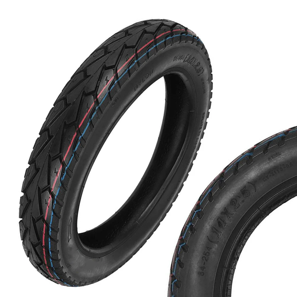 For Daily Commute Electric Vehicle Tire 14*2.5 Tire Better Grip Lightweight Tire Long-lasting Not Easily Damaged