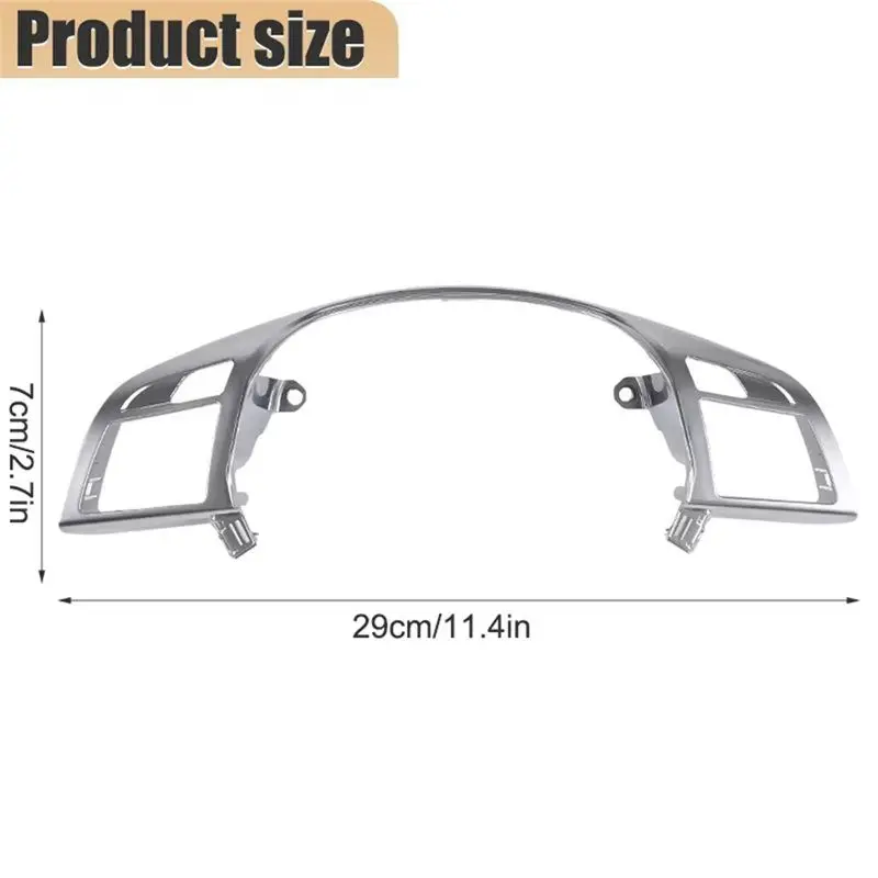 الكروم الغطاء العلوي الكسوة لمرسيدس بنز C E M ML GL GLS G Class عجلة توجيه السيارة W204 W212 W166 W463