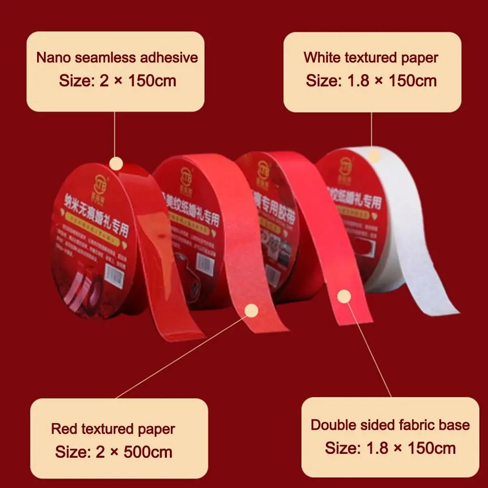 4/5Pcs Removable Ultra-strong Double-sided Adhesive Waterproof Reusable Clear Nano Tape Grid Adhesive Tapes