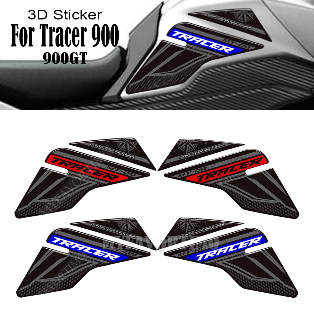 

For Yamaha MT09 MT 09 Tracer 900 GT 900GT MT-09 Motorcycle Fuel Oil Tank Pad Protector Stickers Decals