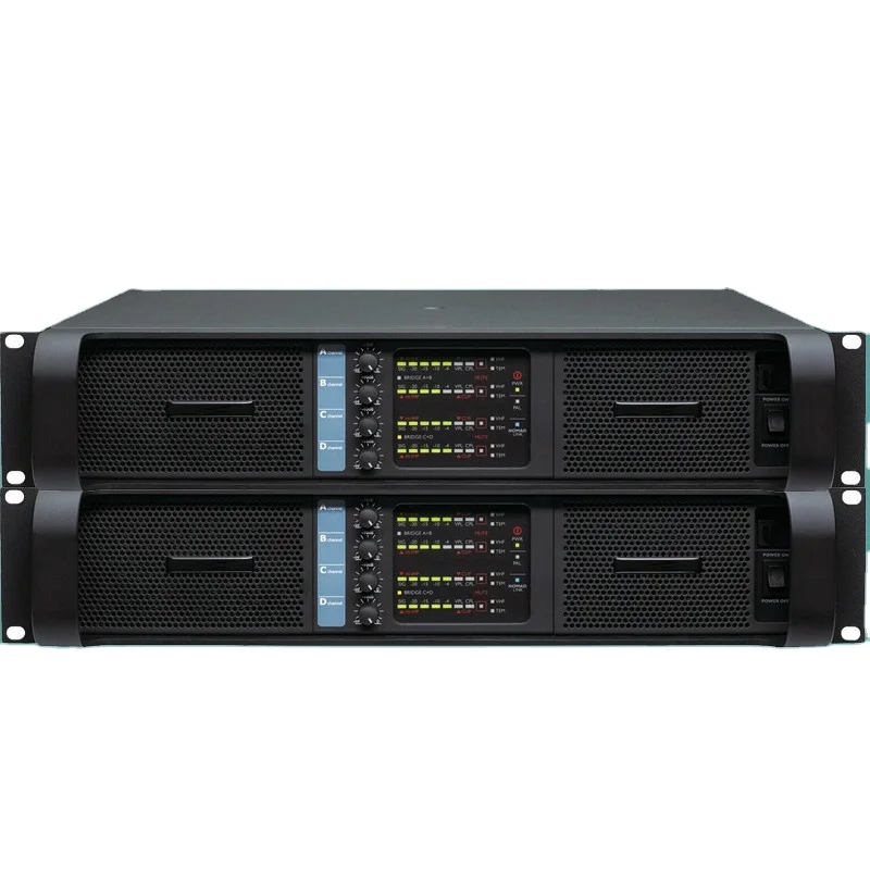 Direct Sale Customize 2U 4 Channels Class-TD FP8000Q Professional Power Amplifier