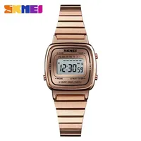 SKMEI1901 Women Top brands Luxury 3Bar Waterproof Ladies Watches Small Dial Digital Watch Relogio Feminino  Fashion Sport Watch