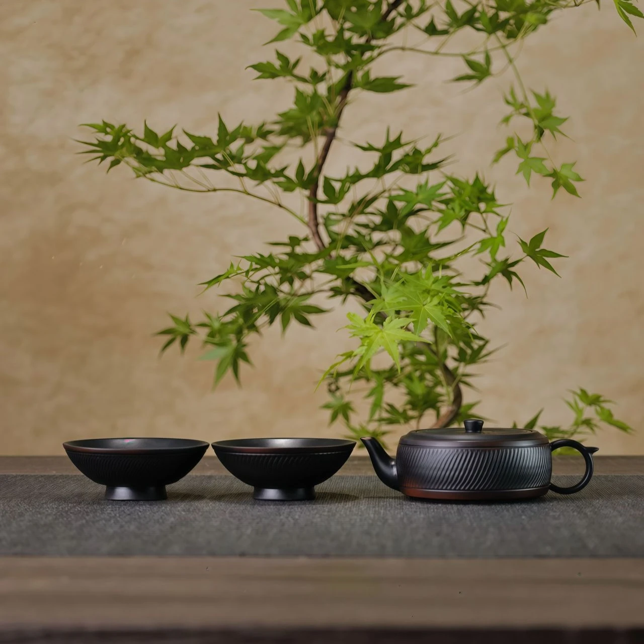 

Винтажный фиолетовый керамический чайник, вращающийся Ruyi, набор ручной работы с узором Twist Universe, с подарочной коробкой, китайская чайная церемония