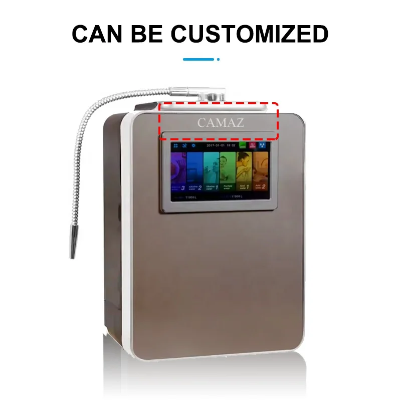 8 Plates High Quality Alkaline Water Ionizer PH2.8-11.2 Large Titanium Alkaline Ionized Water Purifier For Health Care