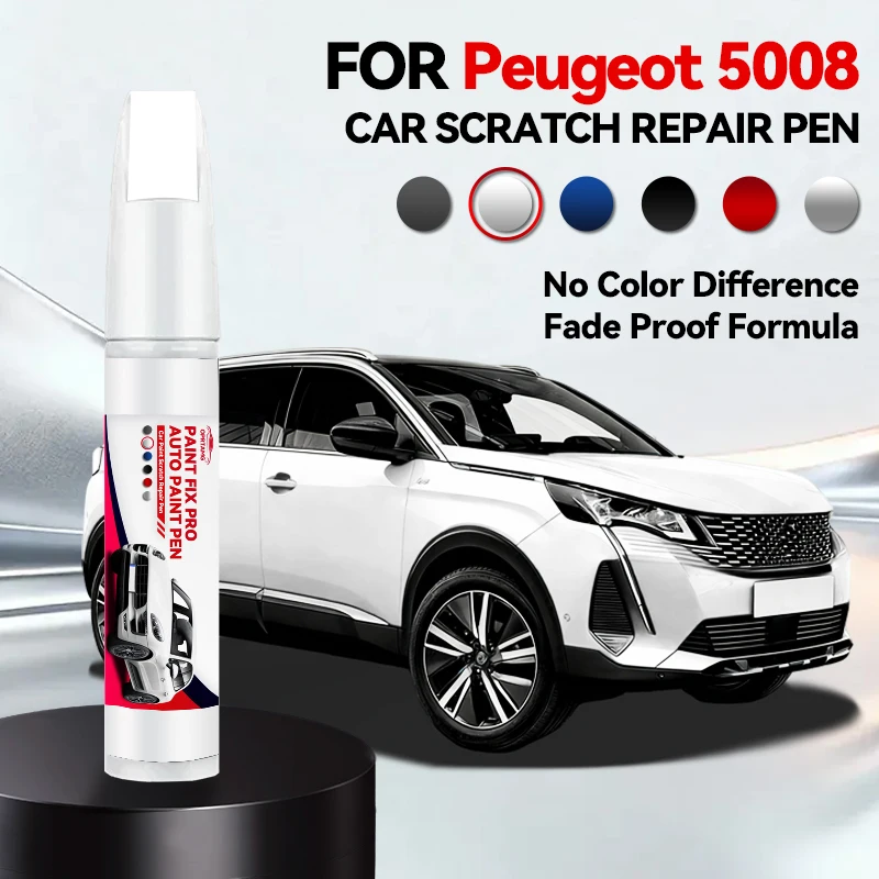 

Набор для быстрого и простого ремонта царапин на колесных дисках PEUGEOT 5008, краска для ремонта дисков, серебристый, черный