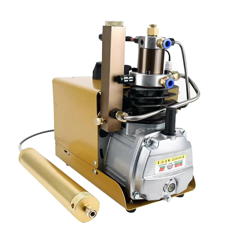 

Portable 100L Turbo High Pressure Diving Air Breathing Compressor CO Auto Shutdown Industrial Charging Air Cylinders