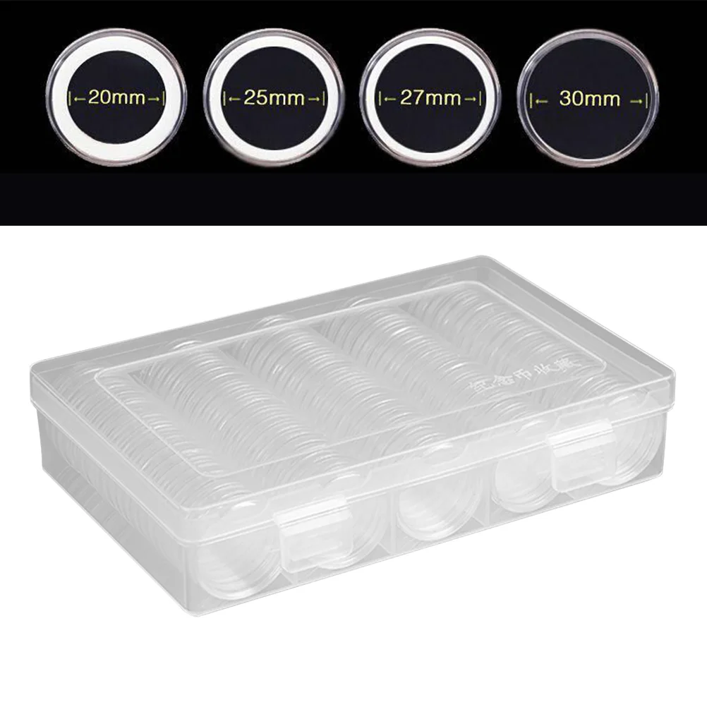 Commemorative Coin Storage Box Organizer Case Universal Collection Supplies Holder