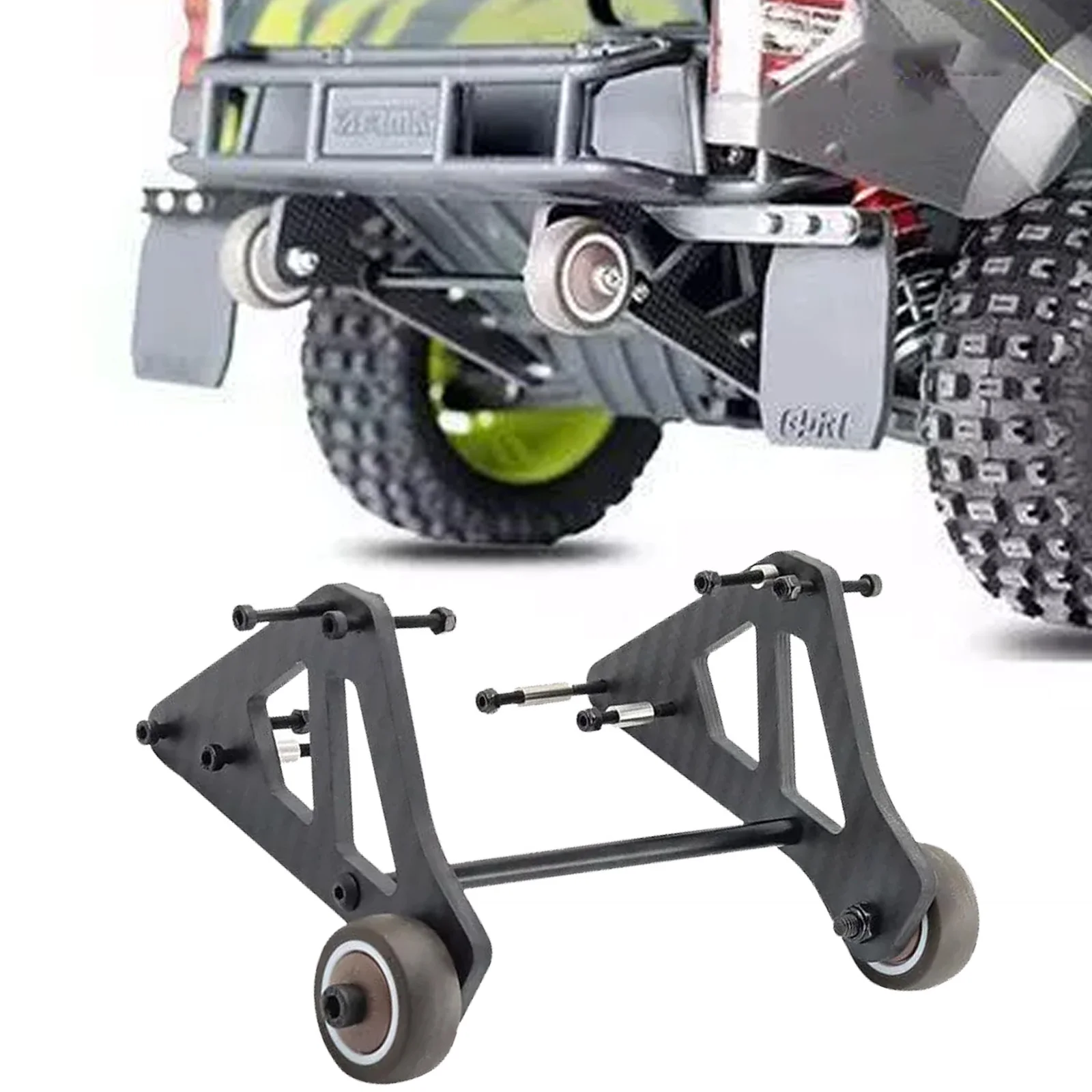 

Carbon Fiber Wheelie Bar For 1/7 ARRMA MOJAVE 6S BLX ARA7604V2 RC Car Remote control truck DIY durable Upgrade Parts for DIY