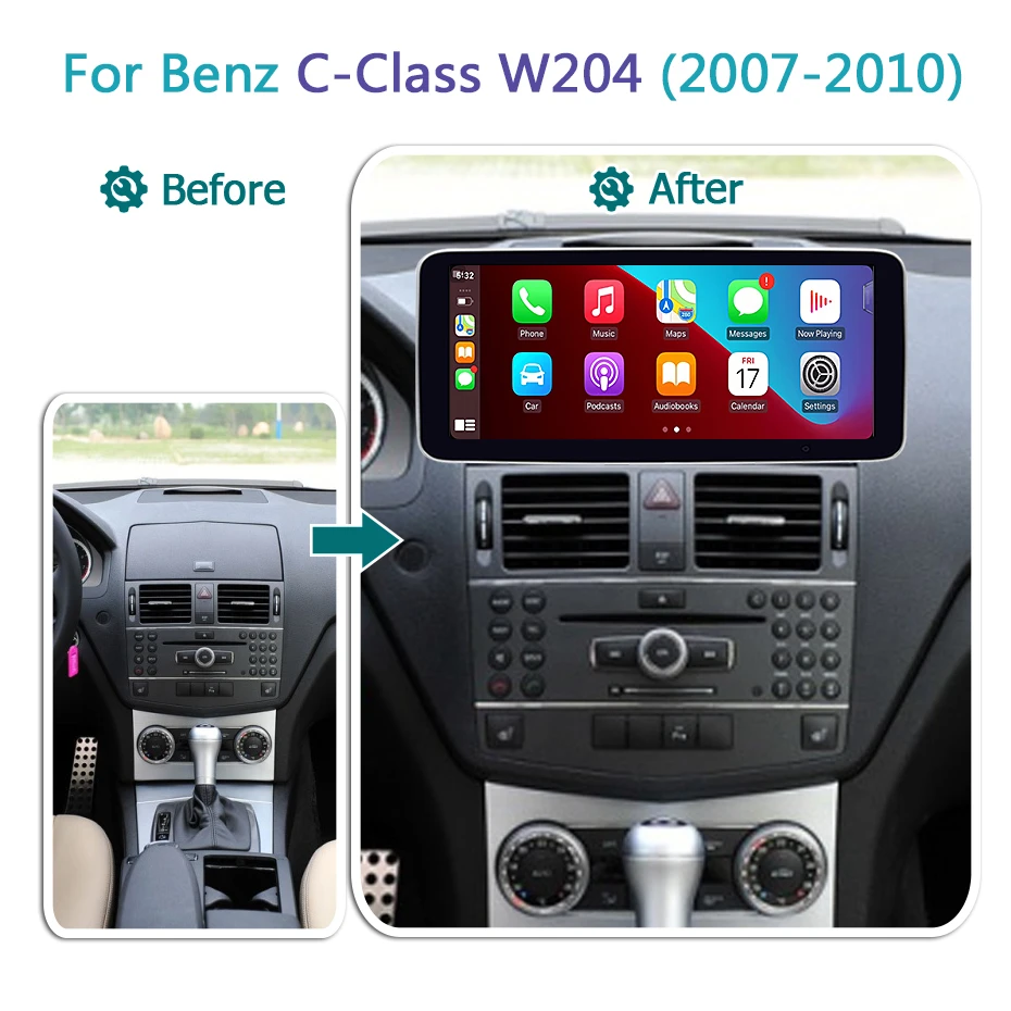 Aycetry 12G 256G Wireless Carplay Android 15 Auto Car Radio 12.5