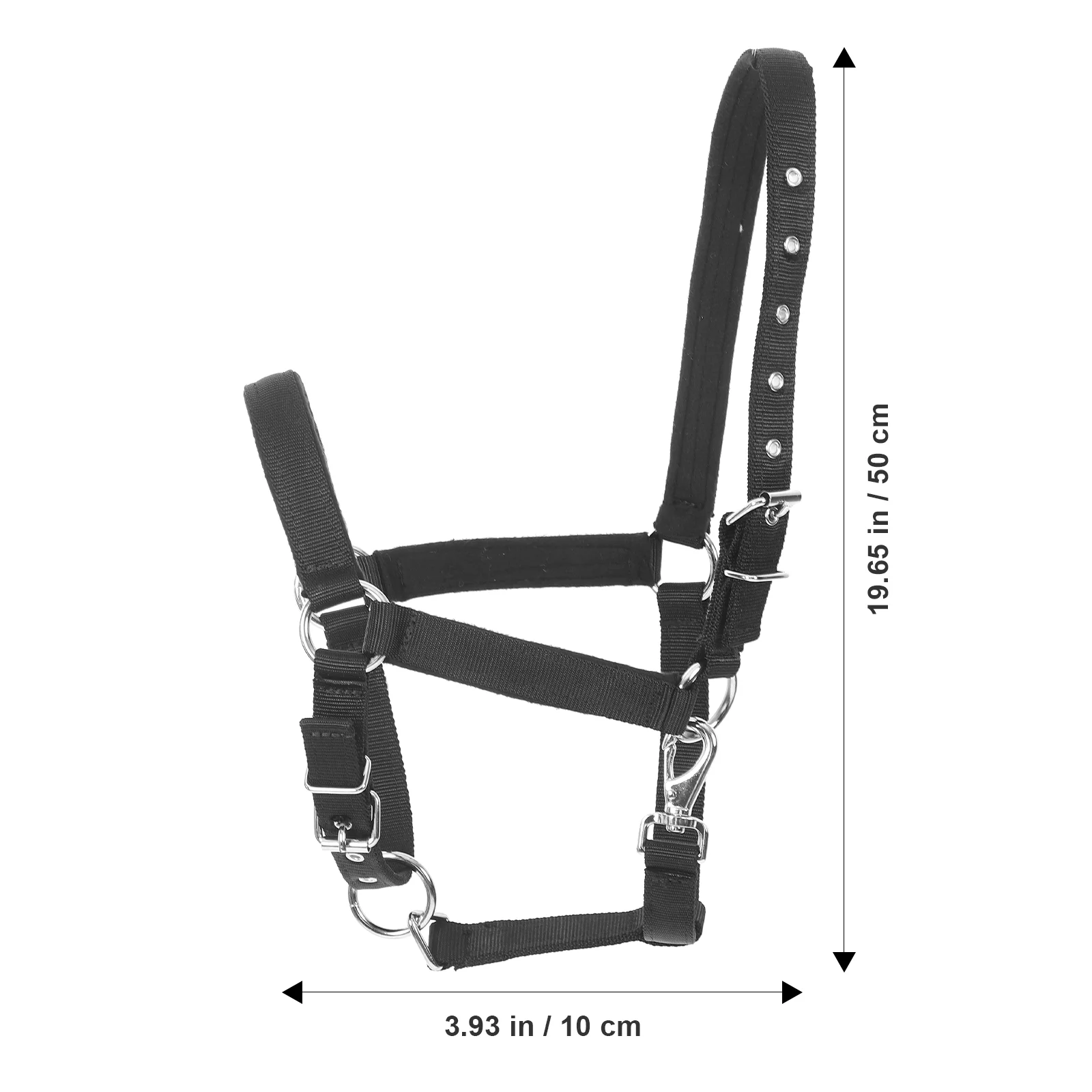 Paardenhoofdstel Show Halter Hoofdstel Supply Verstelbare nylon rijhalsband Veldveilige hoofdband Praktische houder