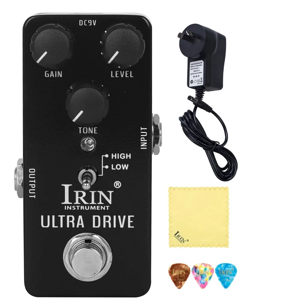 

IRIN RS-02 Ultra Drive Electric Guitar Effect Pedal High Gain Overdrive Effects True Bypass Overdrive Pedals Guitar Accessorie