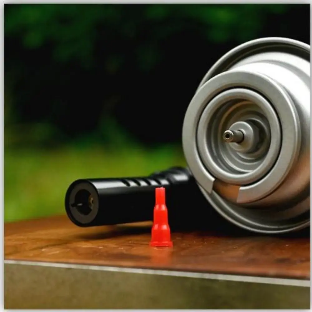 10pcs New Universal Nozzle Adapter Red Reusable Convert Cassette Plastic Gas Refill Head Adapter