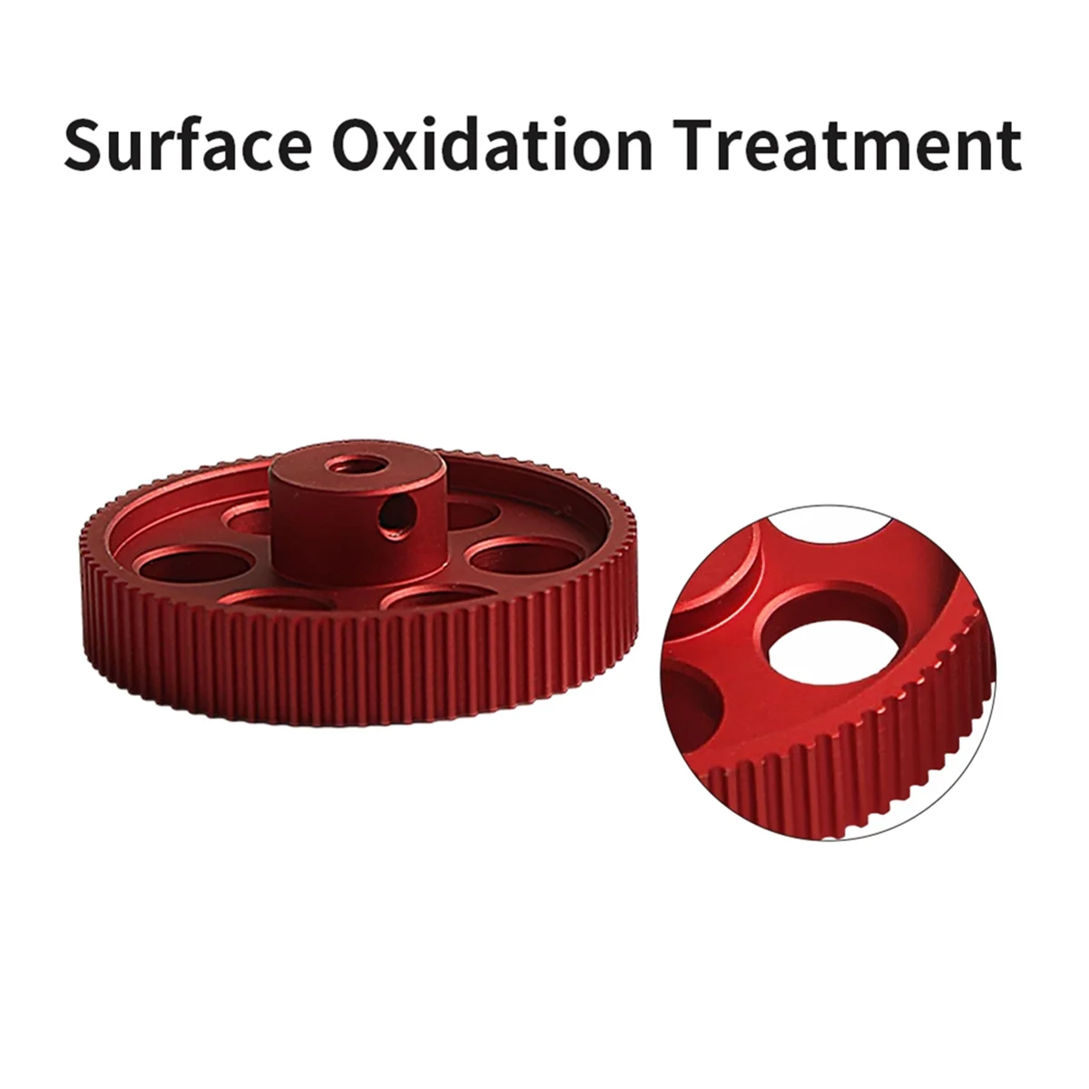 ชุดรอกซิงโครนัส2GT 80ฟันสายพานซิงโครนัส2MGT 5มม. สำหรับชิ้นส่วนเครื่องพิมพ์ voron 2.4 3D สีแดง