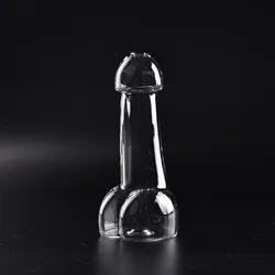 Penis Shaped Mug Wine Glass Beer Shot Funny Cocktail Glass Creative Design Pacifiers Whiskey Wine Cup For Home Bar Party