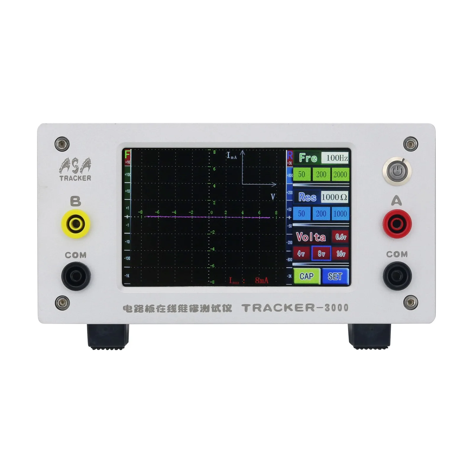 

TRACKER-3000 Circuit Board Tester VI Curve Tester Testing Tool with LCD Touch Screen Aluminum Shell